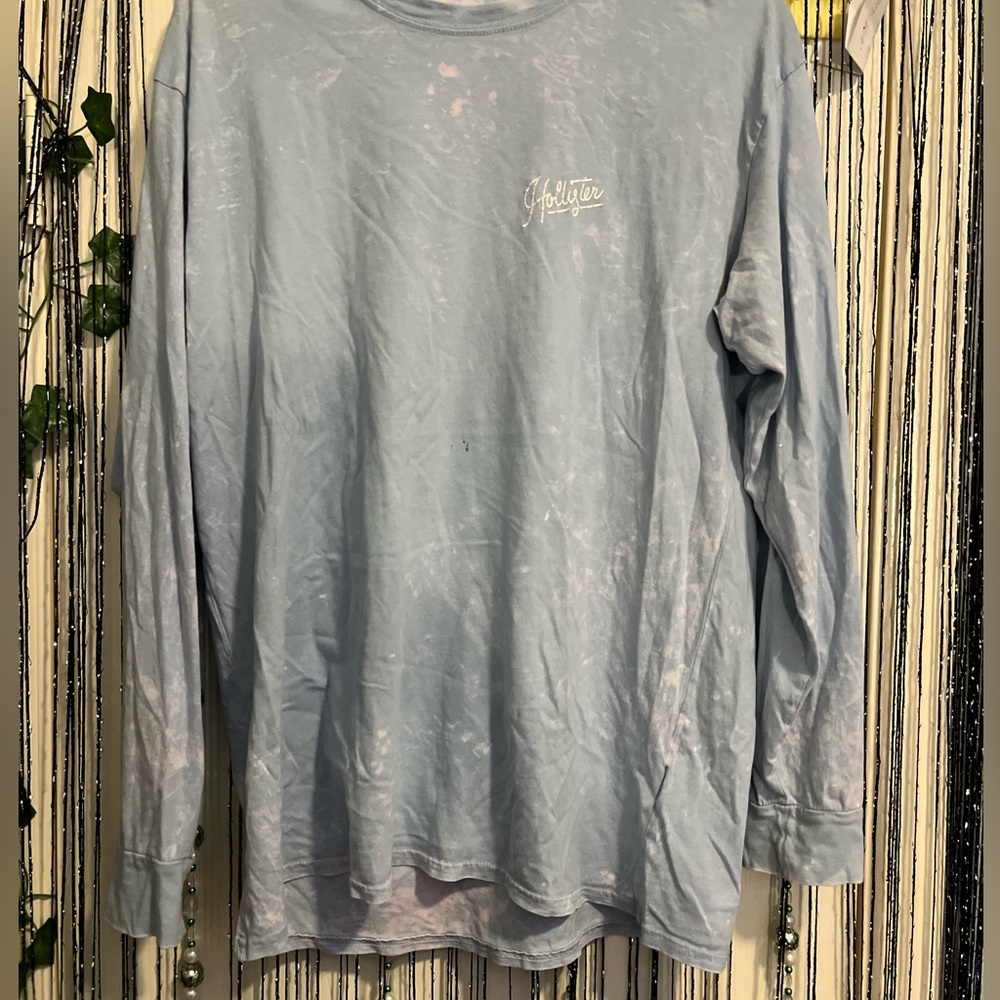 Tie dye blue and pink